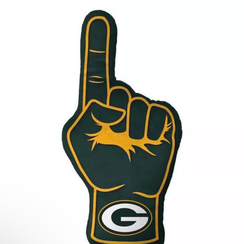Green Bay Packers plush fan finger pillow! New with tags!